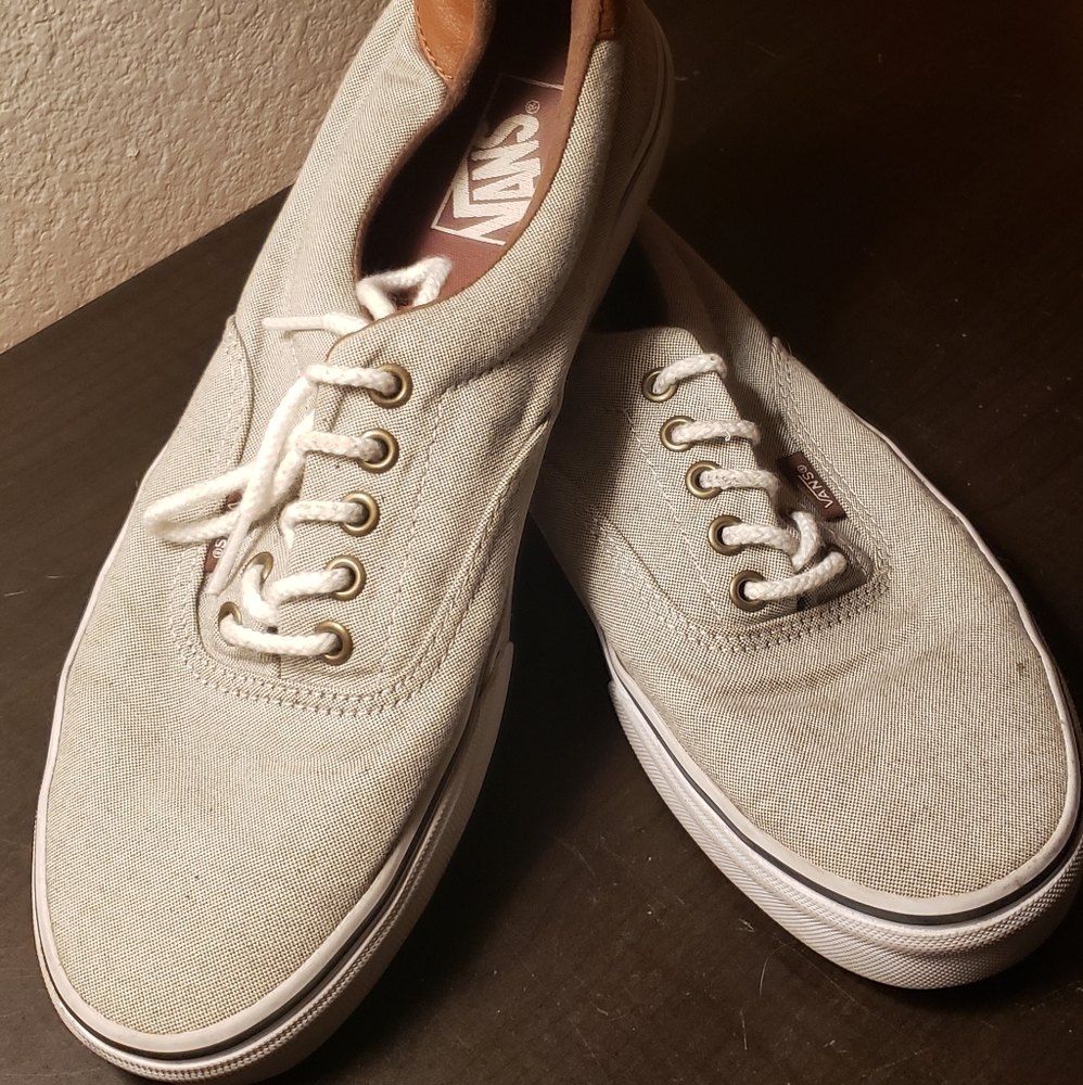 Light grey Vans
